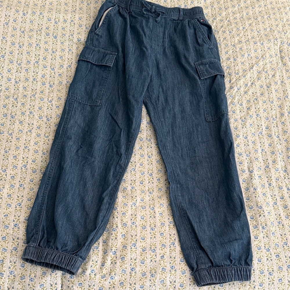 Blue Tommy Hilfiger Cargo Pants